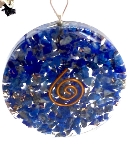 Image of Lapis Lazuli Orgonite Pendant