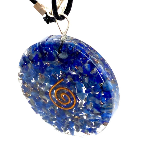 Image of Lapis Lazuli Orgonite Pendant