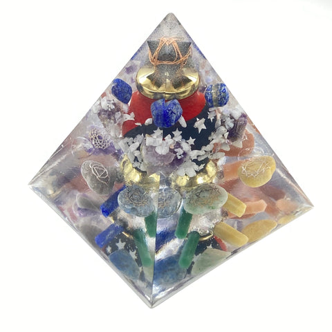 Image of JUMBO One-of-a-Kind Orgonite Pyramid