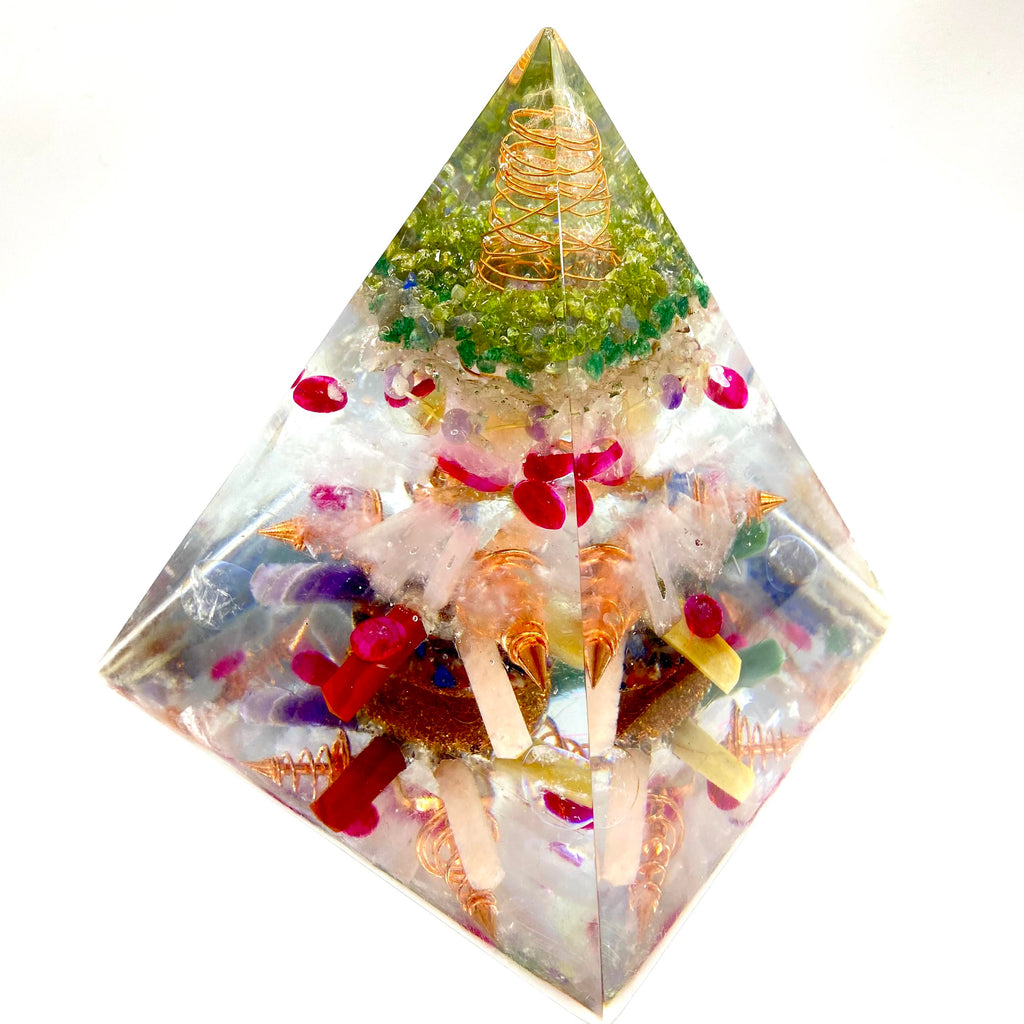 JUMBO One-of-a-Kind Orgonite Pyramid