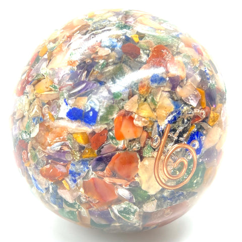 Image of Chakra Orgonite Sphere