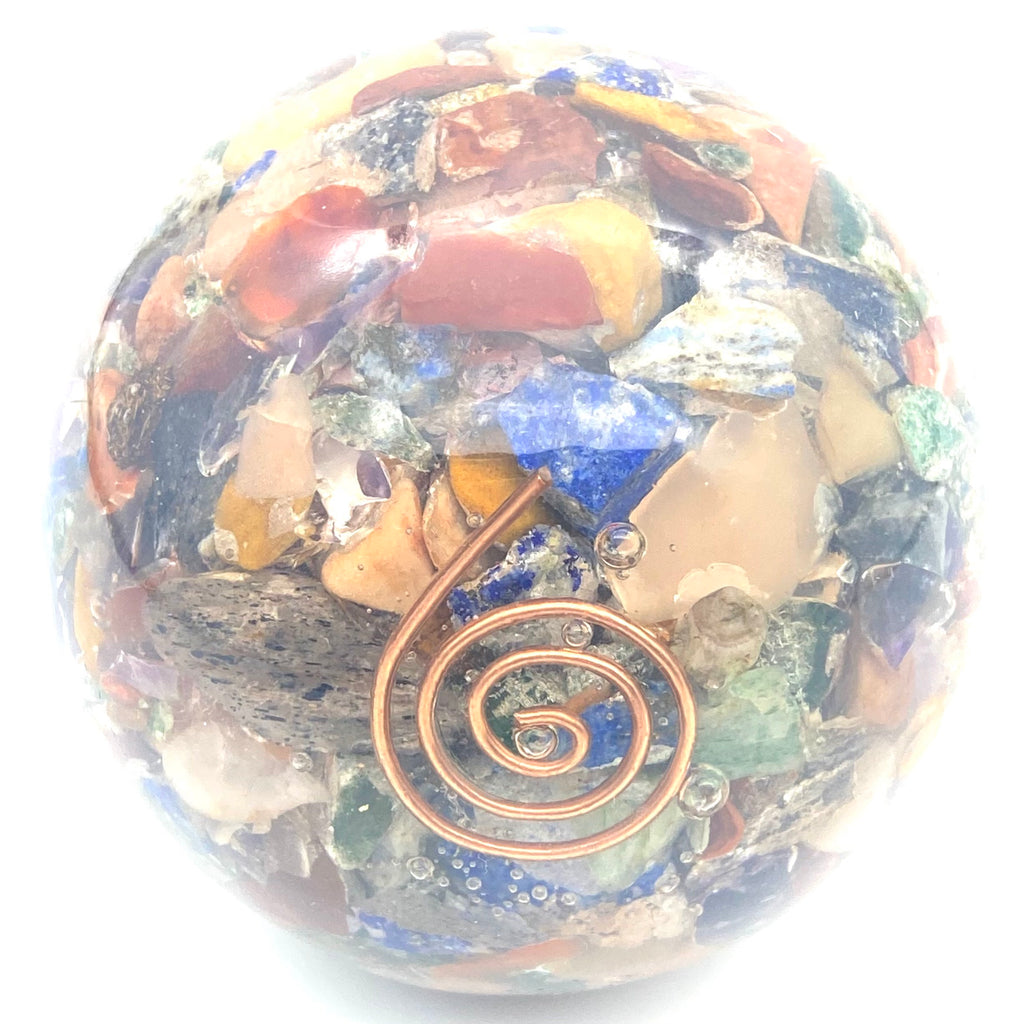 Chakra Orgonite Sphere